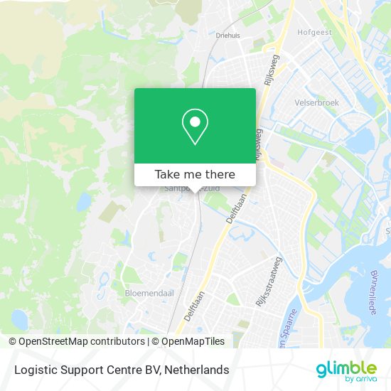 Logistic Support Centre BV map