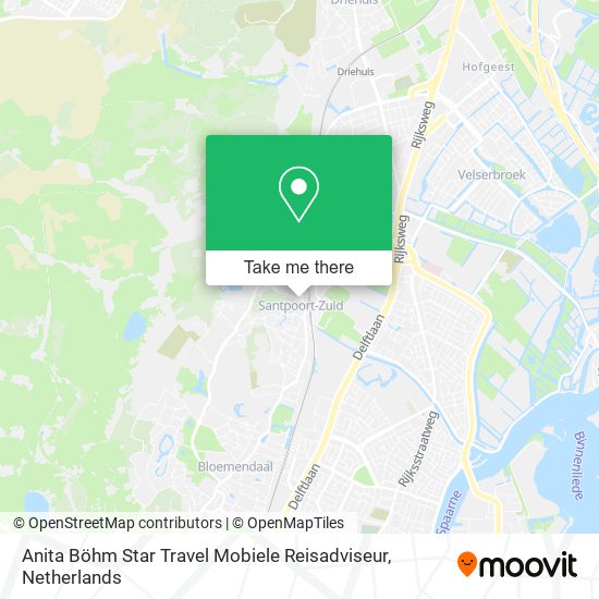Anita Böhm Star Travel Mobiele Reisadviseur map