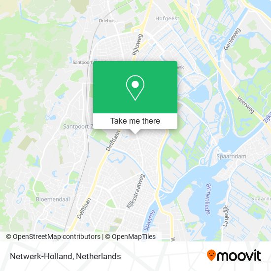Netwerk-Holland map