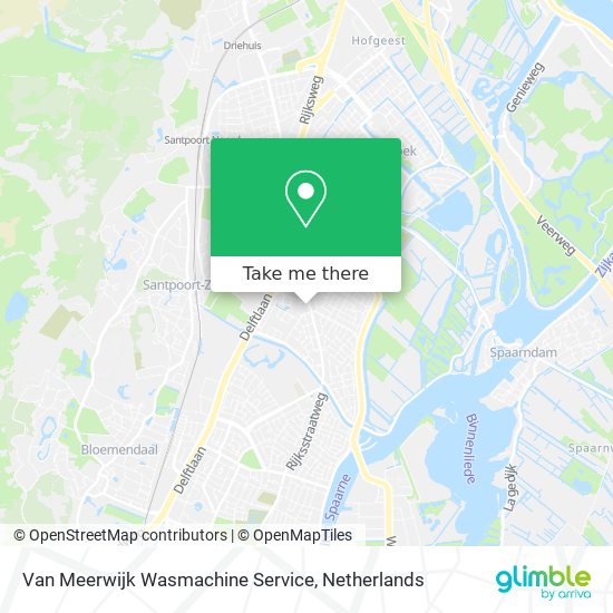 Van Meerwijk Wasmachine Service map