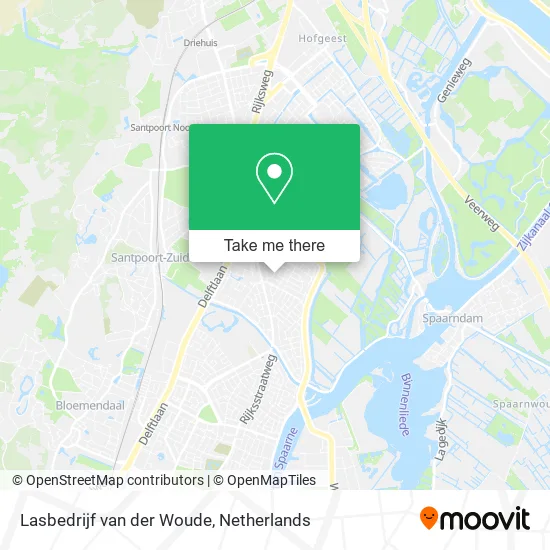 Lasbedrijf van der Woude map