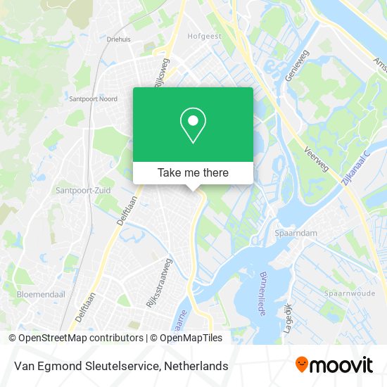 Van Egmond Sleutelservice map