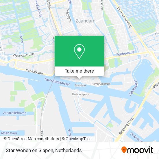 Star Wonen en Slapen map