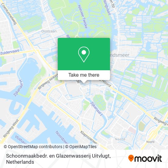 Schoonmaakbedr. en Glazenwasserij Uitvlugt map