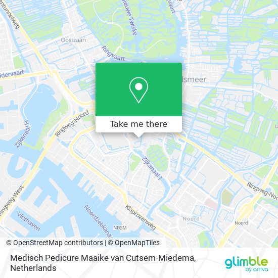 Medisch Pedicure Maaike van Cutsem-Miedema map