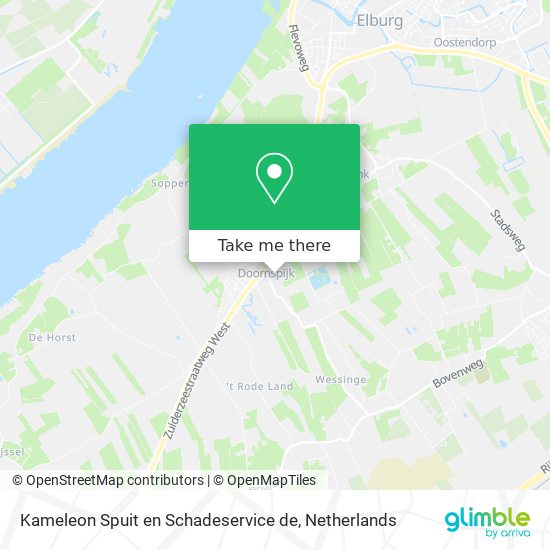 Kameleon Spuit en Schadeservice de map