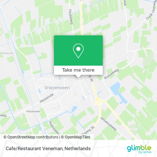 Cafe/Restaurant Veneman map