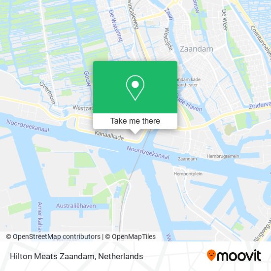 Hilton Meats Zaandam map