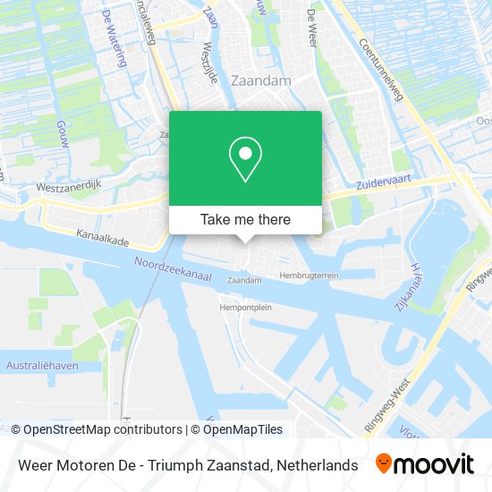 Weer Motoren De - Triumph Zaanstad map