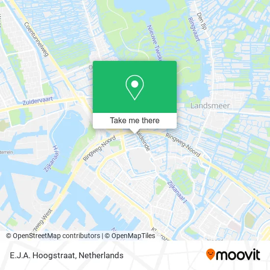 E.J.A. Hoogstraat map
