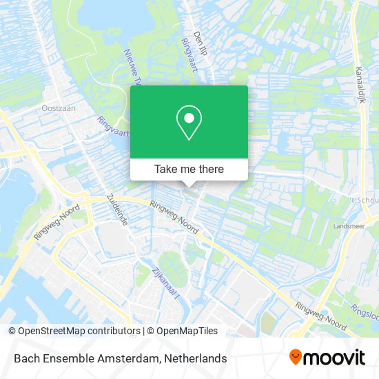 Bach Ensemble Amsterdam map