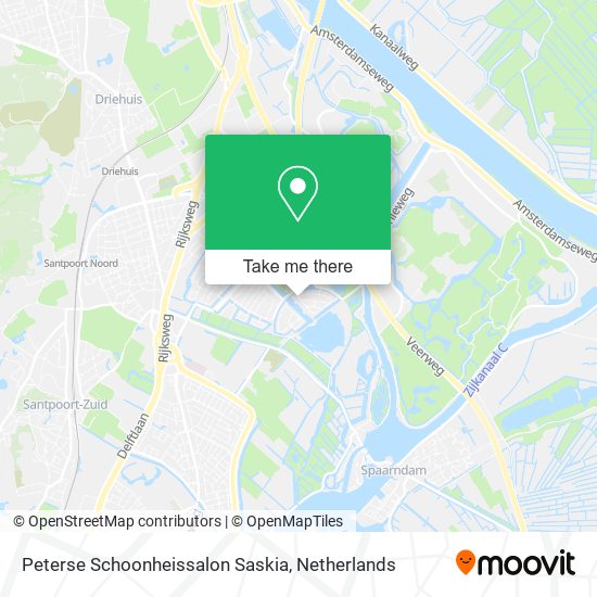 Peterse Schoonheissalon Saskia map