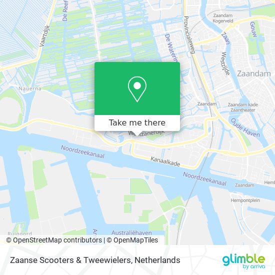 Zaanse Scooters & Tweewielers Karte