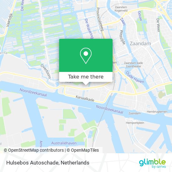 Hulsebos Autoschade map