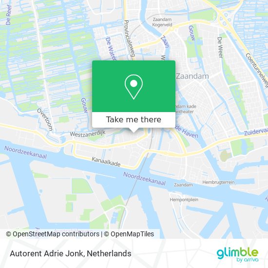 Autorent Adrie Jonk map