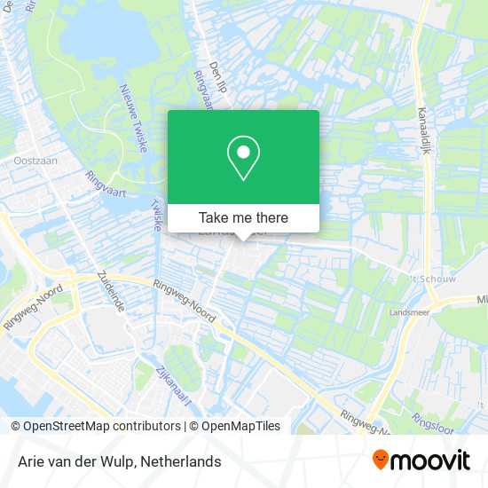 Arie van der Wulp map