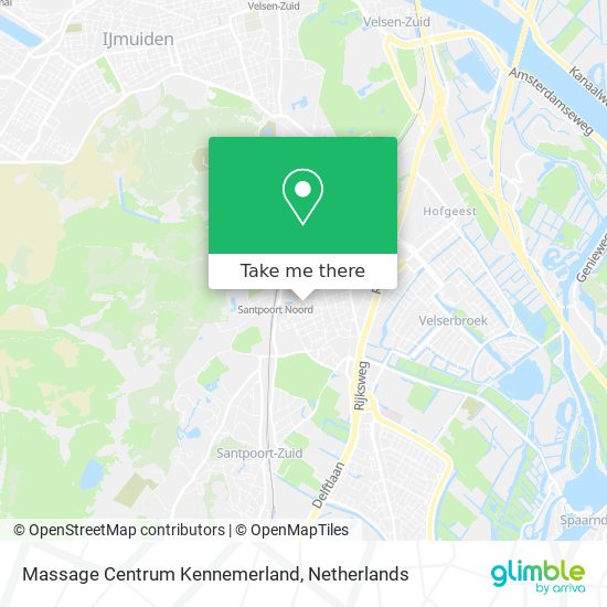 Massage Centrum Kennemerland map