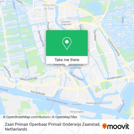 Zaan Primair Openbaar Primair Onderwijs Zaanstad map