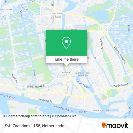 Svb Zaandam 1158 map