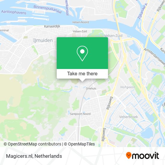 Magicers.nl map