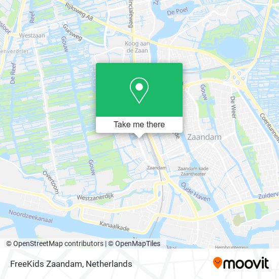 FreeKids Zaandam map