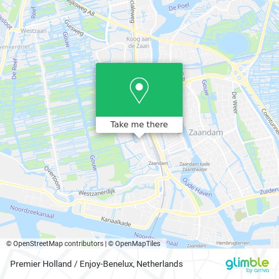 Premier Holland / Enjoy-Benelux map