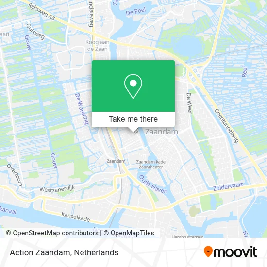 Action Zaandam map
