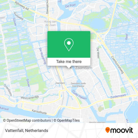 Vattenfall map