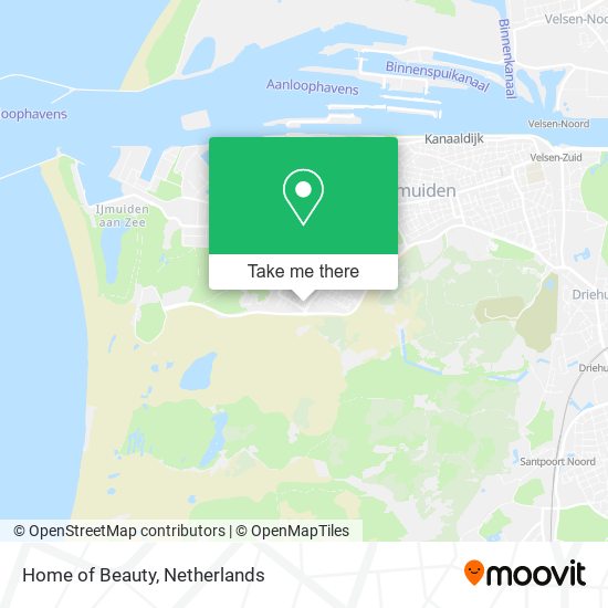 Home of Beauty map