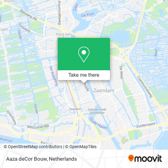 Aaza deCor Bouw map