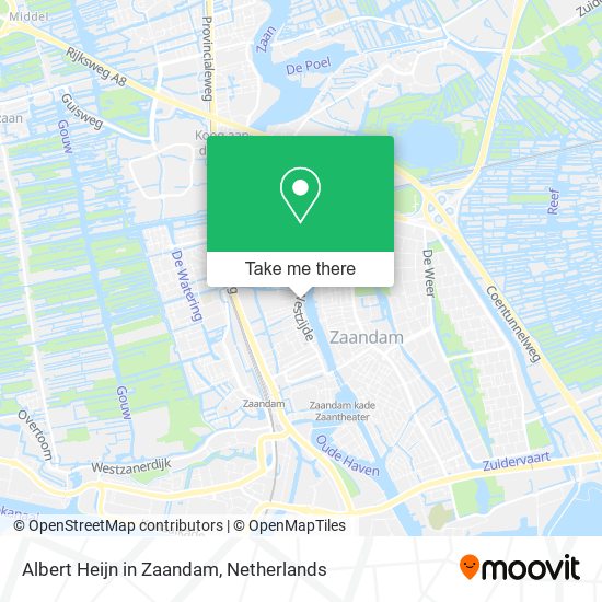 Albert Heijn in Zaandam map