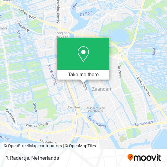 't Radertje map