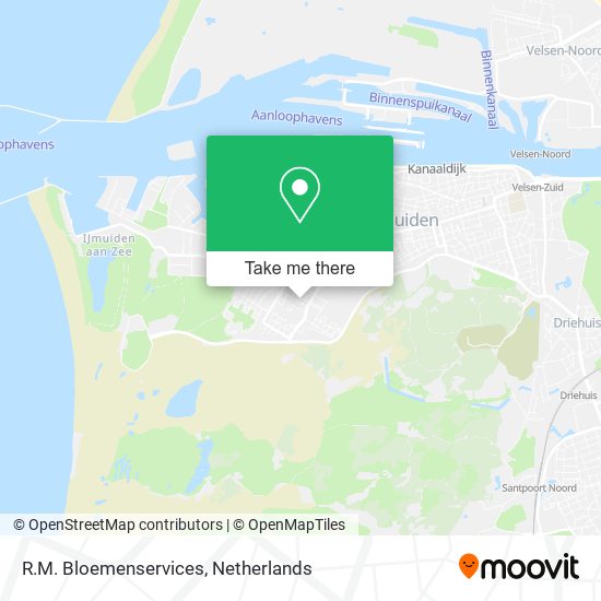 R.M. Bloemenservices map