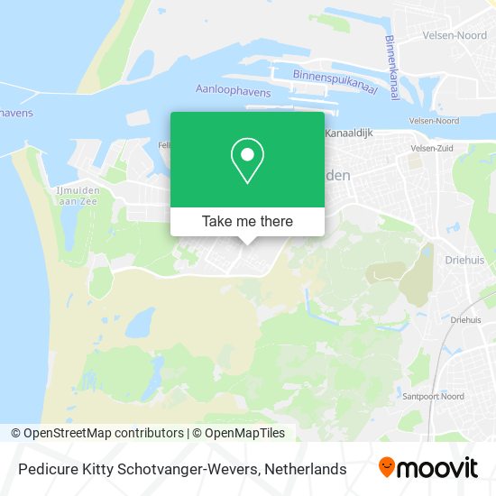 Pedicure Kitty Schotvanger-Wevers map