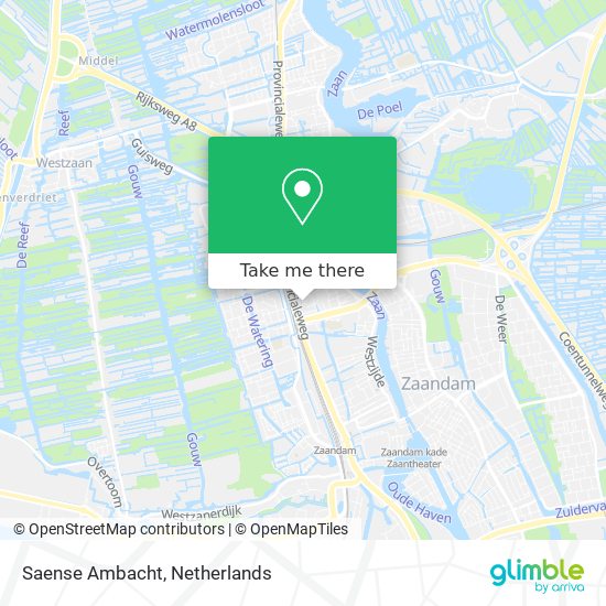 Saense Ambacht map