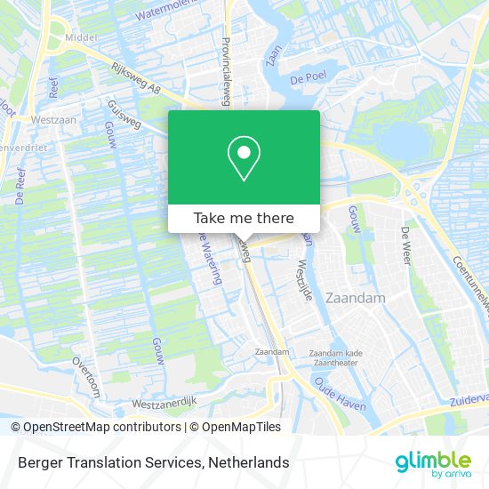 Berger Translation Services map
