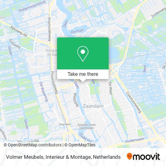 Volmer Meubels, Interieur & Montage map