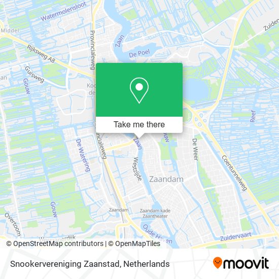 Snookervereniging Zaanstad Karte