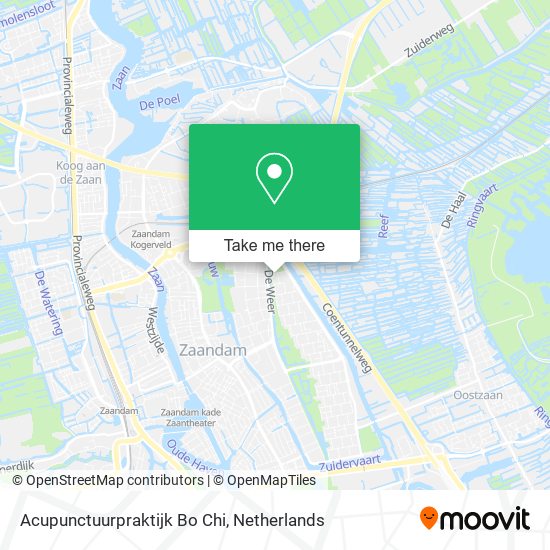 Acupunctuurpraktijk Bo Chi map