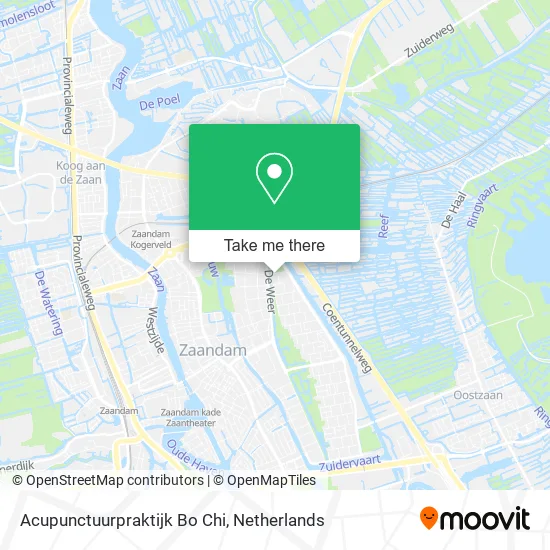 Acupunctuurpraktijk Bo Chi map