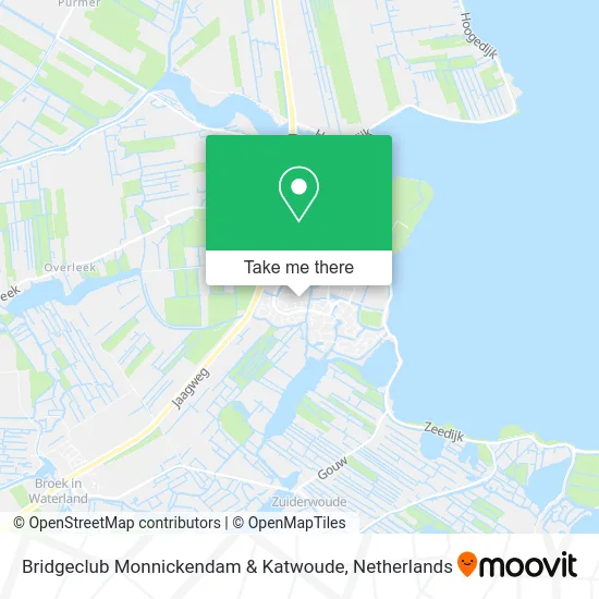 Bridgeclub Monnickendam & Katwoude map
