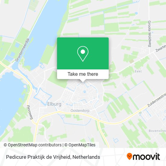 Pedicure Praktijk de Vrijheid map