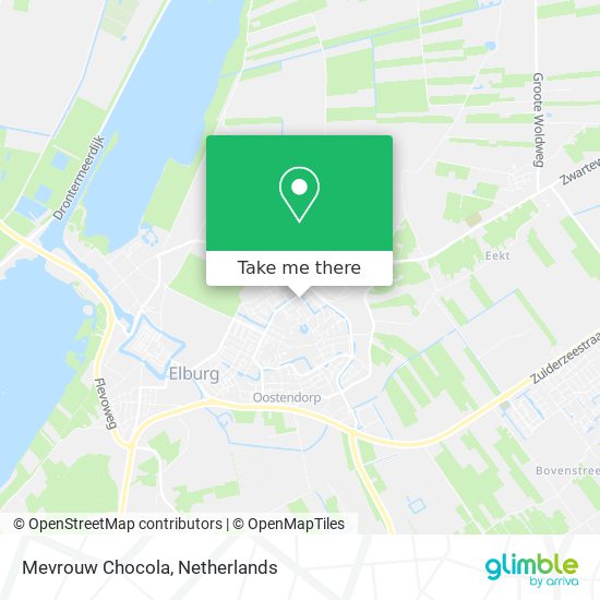 Mevrouw Chocola map