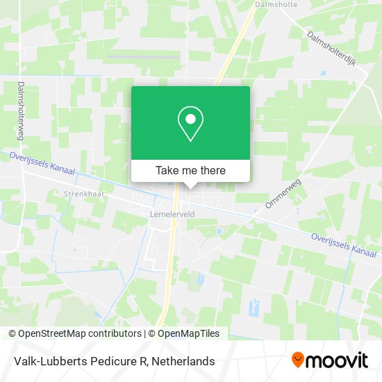 Valk-Lubberts Pedicure R map