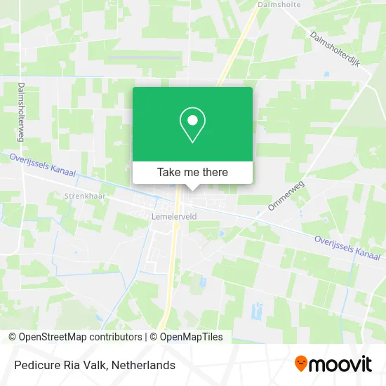 Pedicure Ria Valk map