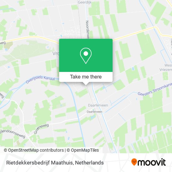Rietdekkersbedrijf Maathuis map