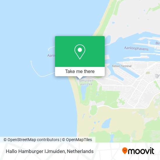 Hallo Hamburger IJmuiden map