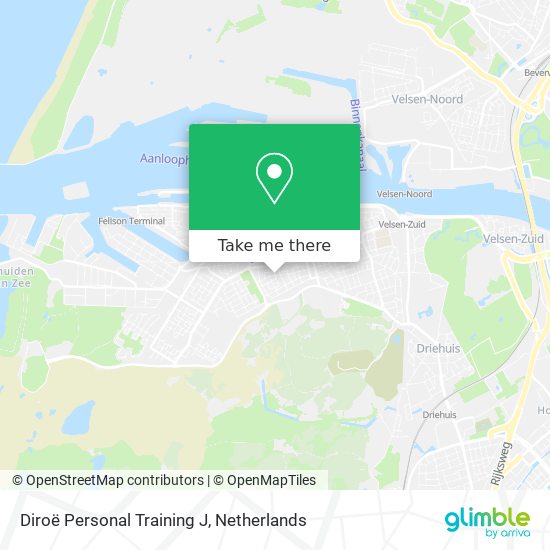 Diroë Personal Training J map