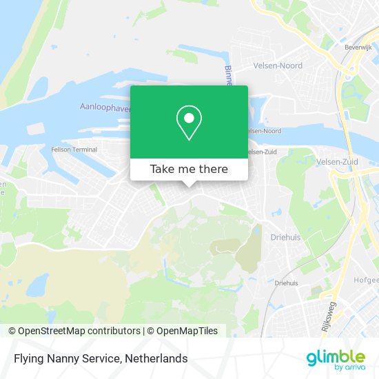 Flying Nanny Service map