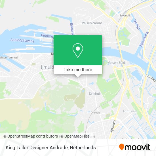 King Tailor Designer Andrade map